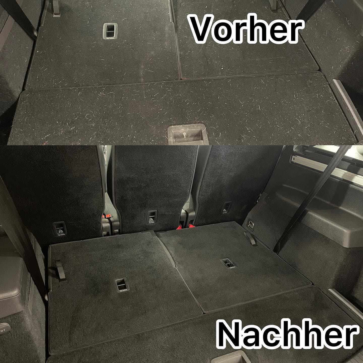 Vorher Nachher – Kofferraum