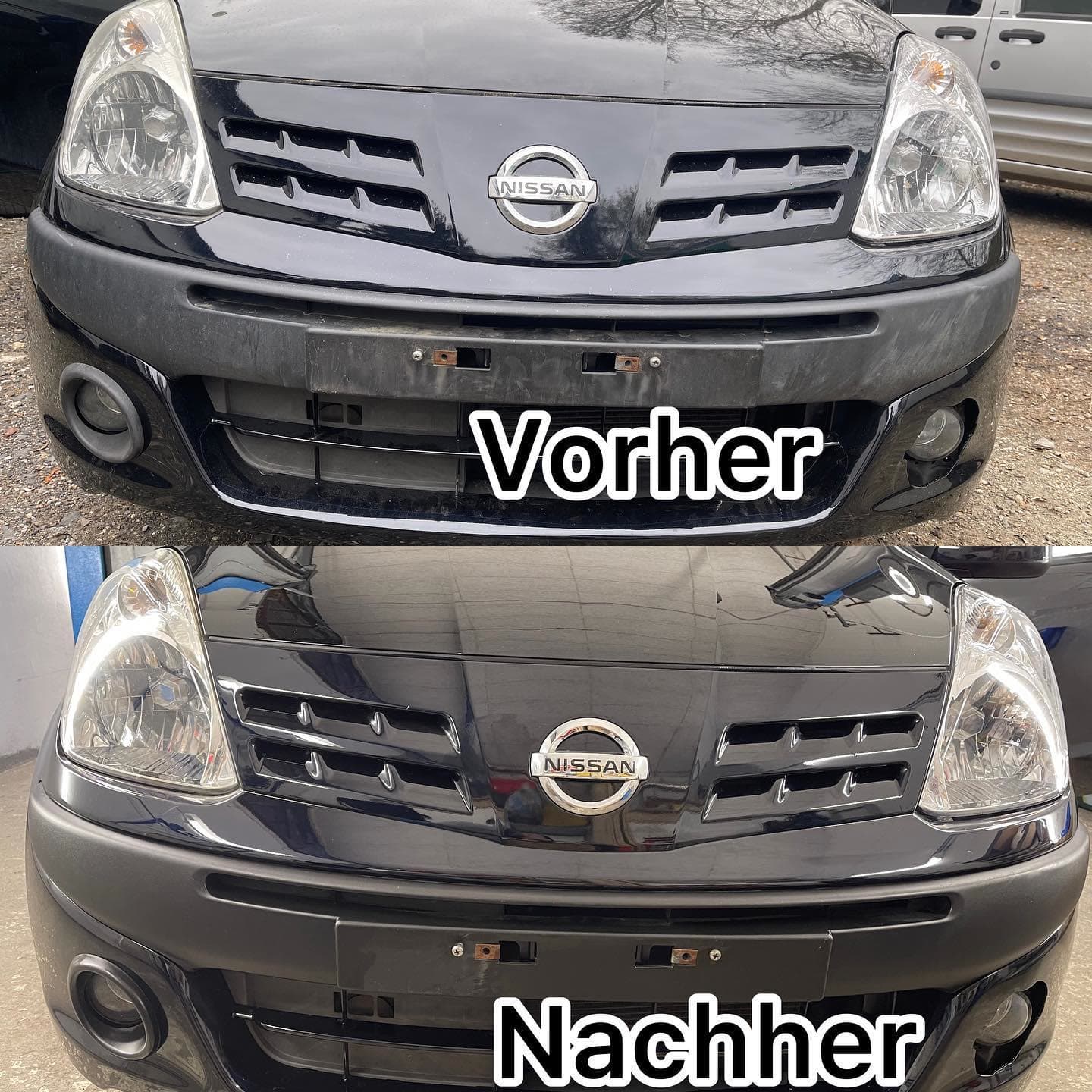 Vorher Nachher – Front-Aufbereitung