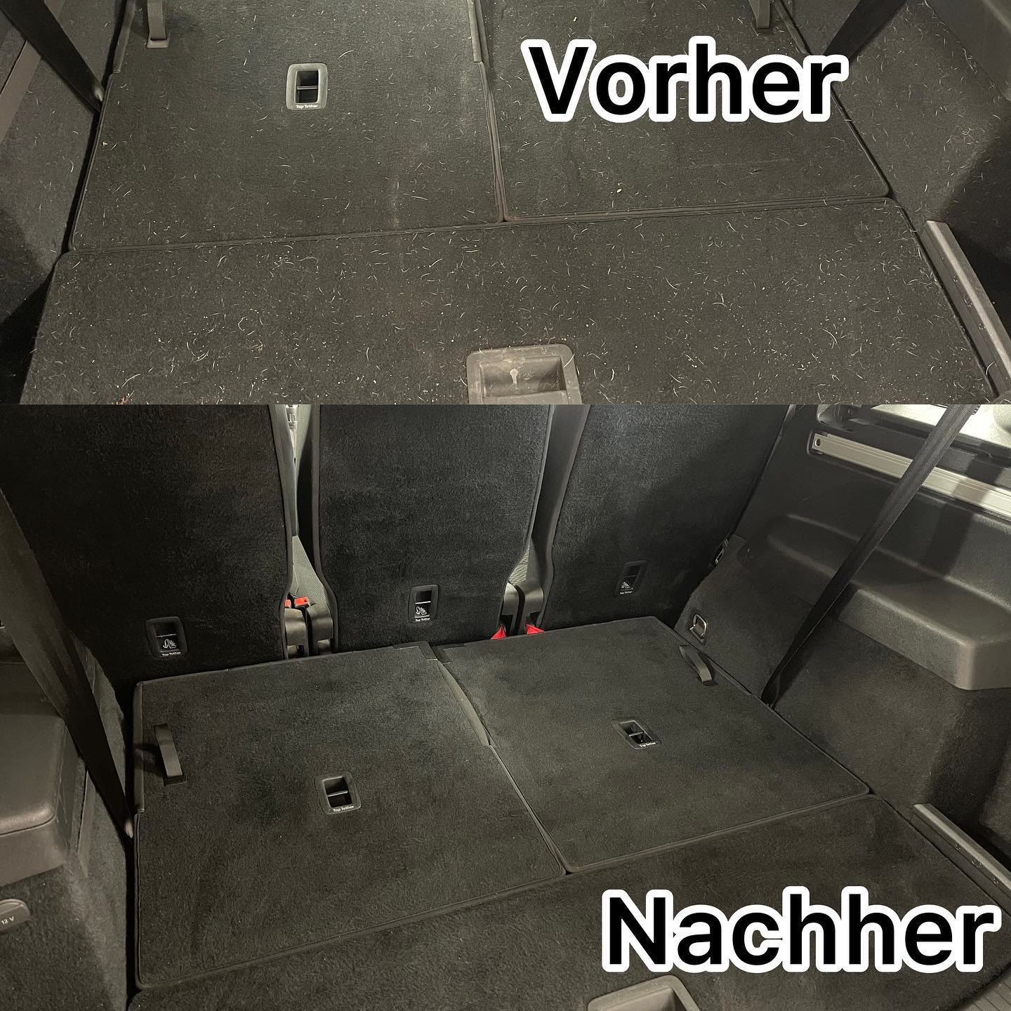 Vorher Nachher – Kofferraum