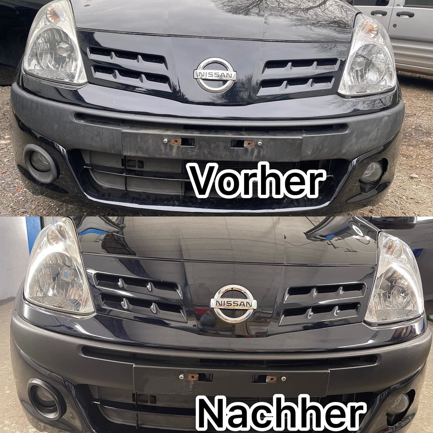 Vorher Nachher – Front-Aufbereitung